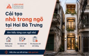 Cải tạo nhà trong ngõ tại Hai Bà Trưng