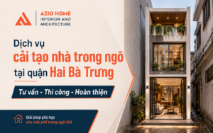 Cải tạo nhà trong ngõ tại Hai Bà Trưng