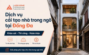 Dịch vụ cải tạo nhà trong ngõ tại Đống Đa