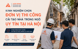 Kinh nghiệm lựa chọn đơn vị thi công uy tín