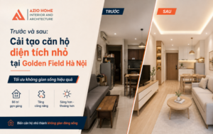 Cải tạo căn hộ diện tích nhỏ tại Golden Field