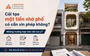 Cải tạo nhà phố có cần xin phép hay không
