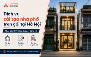Dịch vụ cải tạo nhà phố trọn gói tại Hà Nội