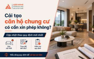 Cải tạo căn hộ chung cư có cần xin phép không