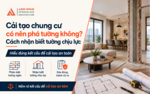 Cải tạo chung cư có nên phá tường không Cách nhận biết tường chịu lực