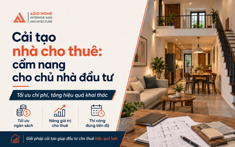Cải tạo nhà cho thuê - Cẩm nang cho nhà đầu tư